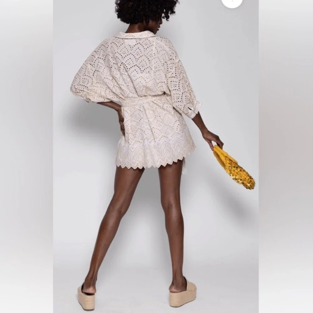 Sundress Lace Shirt Dress - Picture 3 of 11